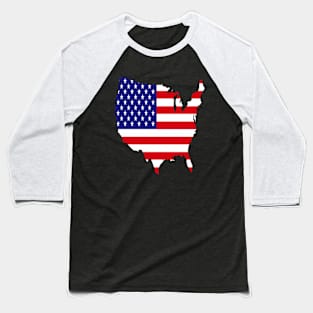 Flag usa Baseball T-Shirt